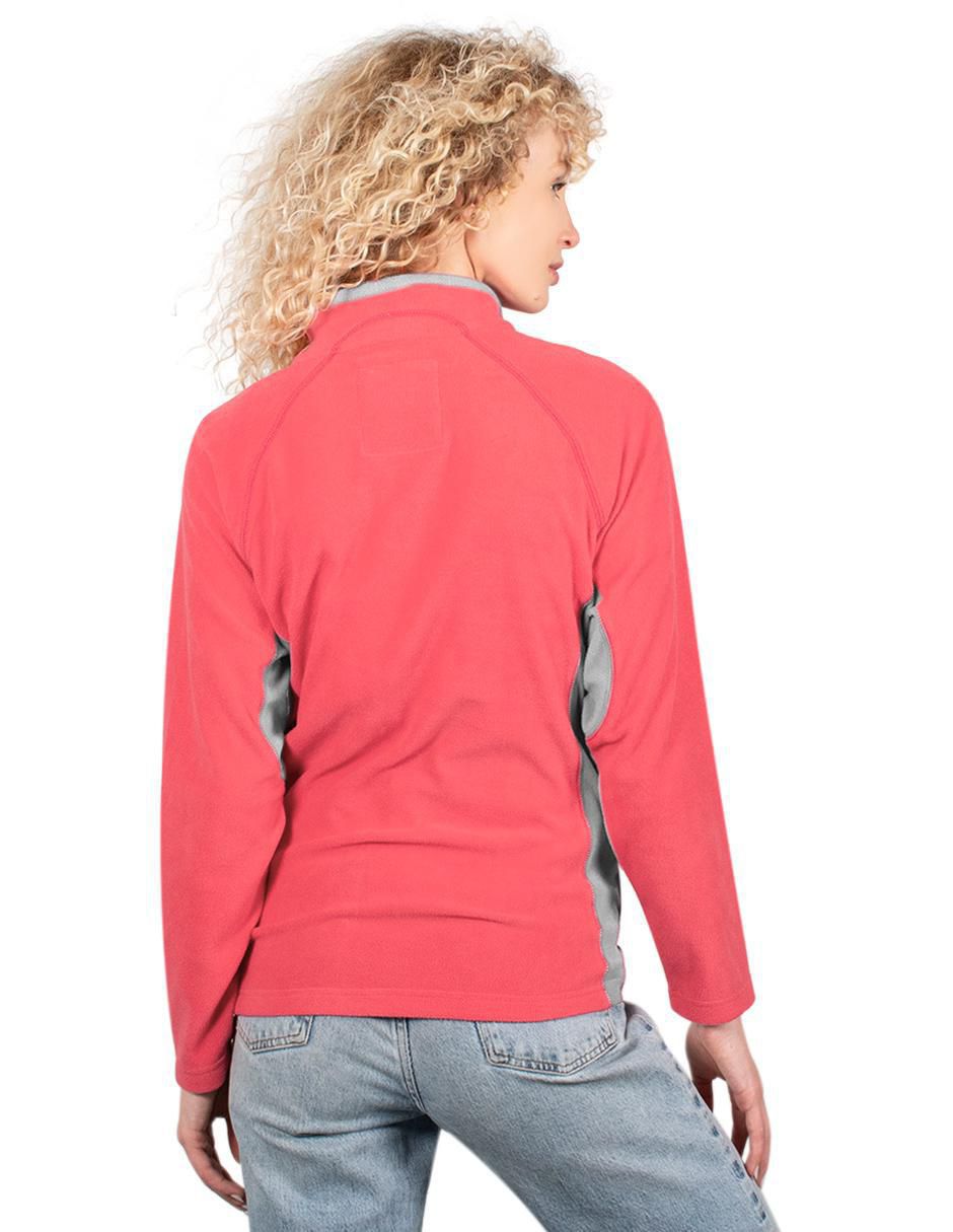 Sudadera cuello a contraste greenlander para mujer