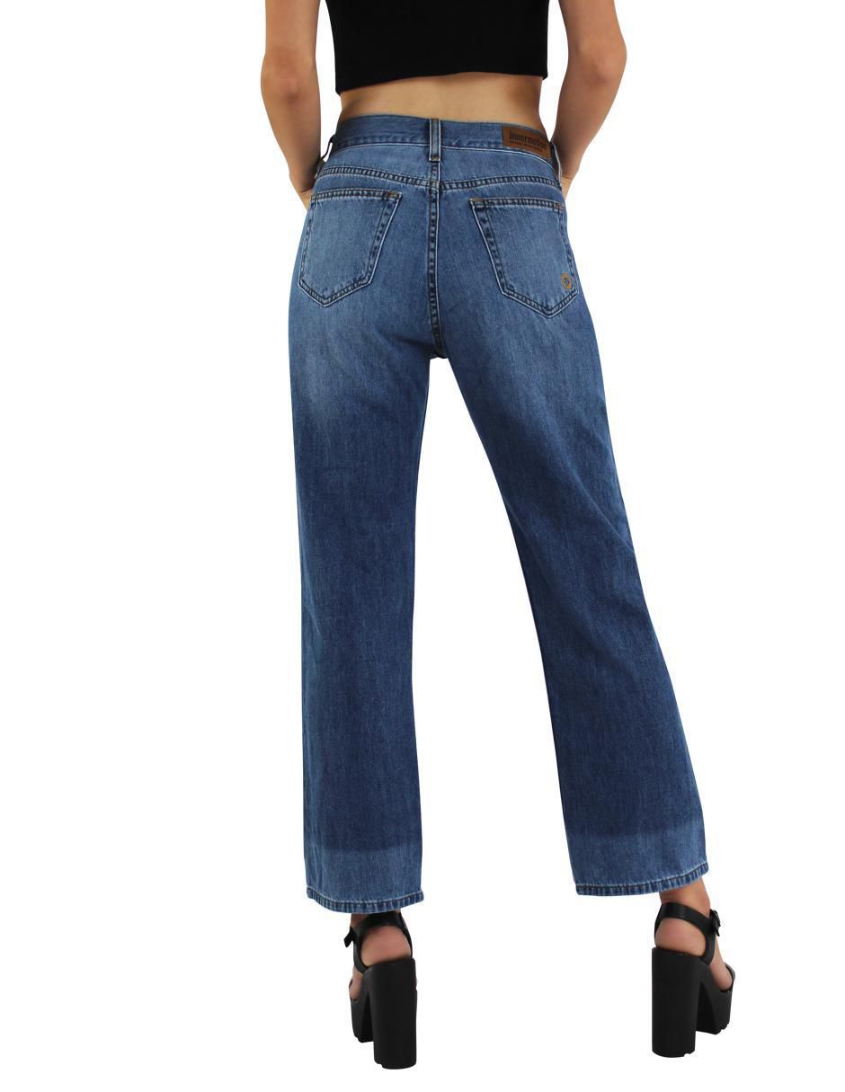 Jeans bota Hollister corte cintura para mujer
