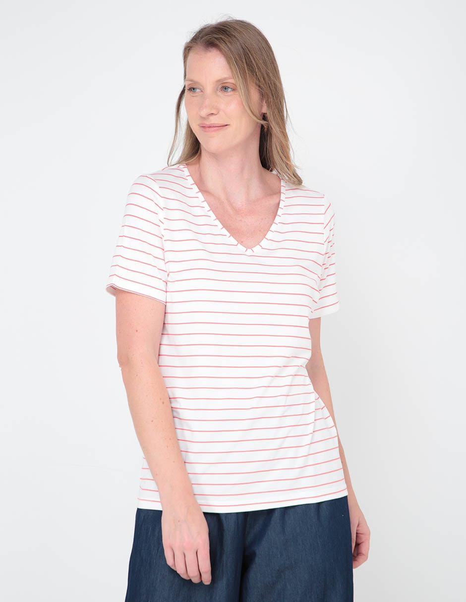 Blusa manga corta para mujer 1