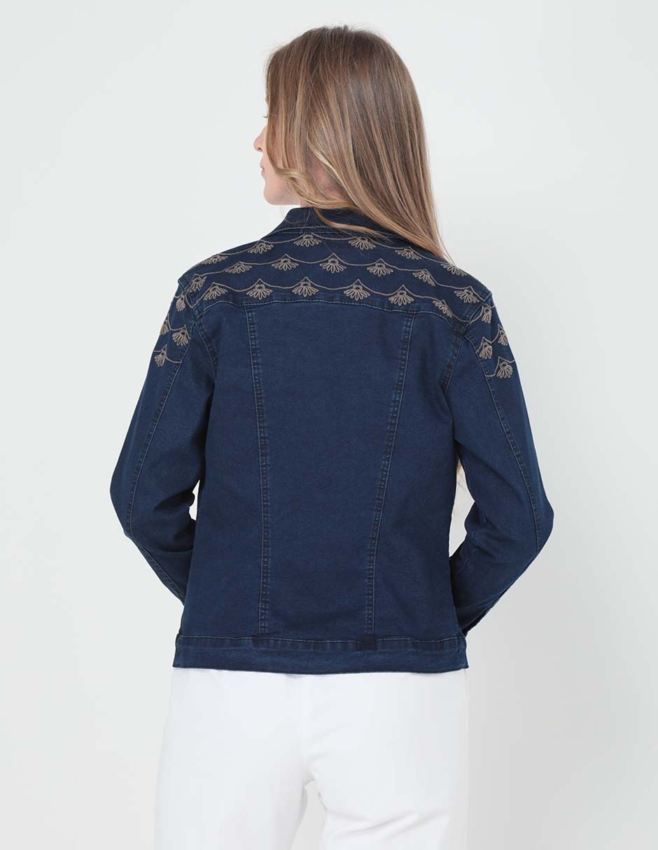 Chamarra de mezclilla para mujer 2
