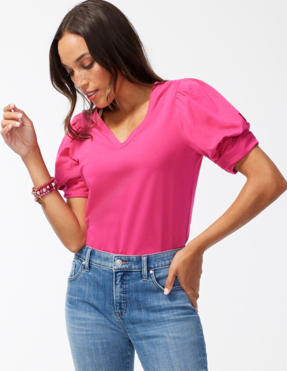 Blusa Chico s manga corta para mujer