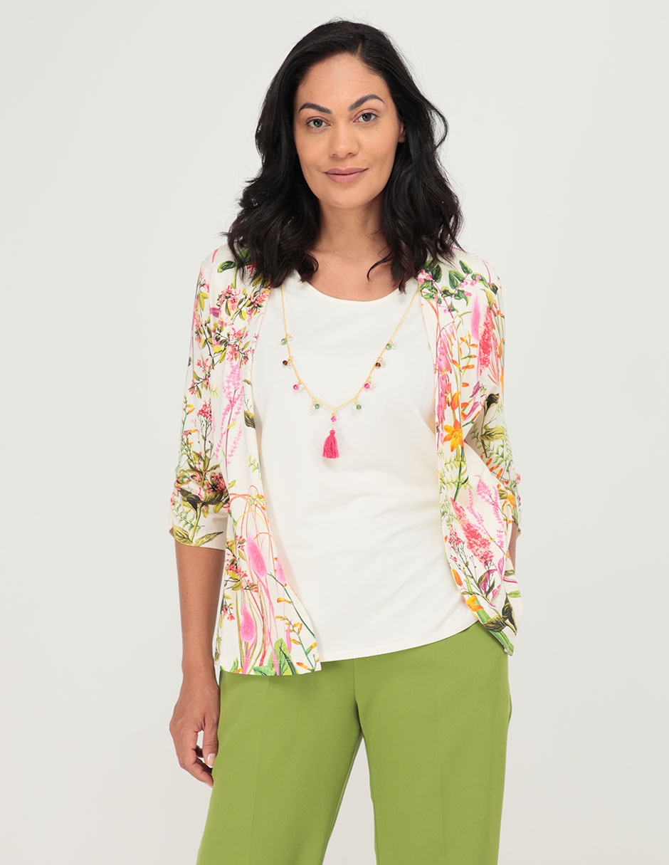 Blusa manga 3/4 para mujer 1