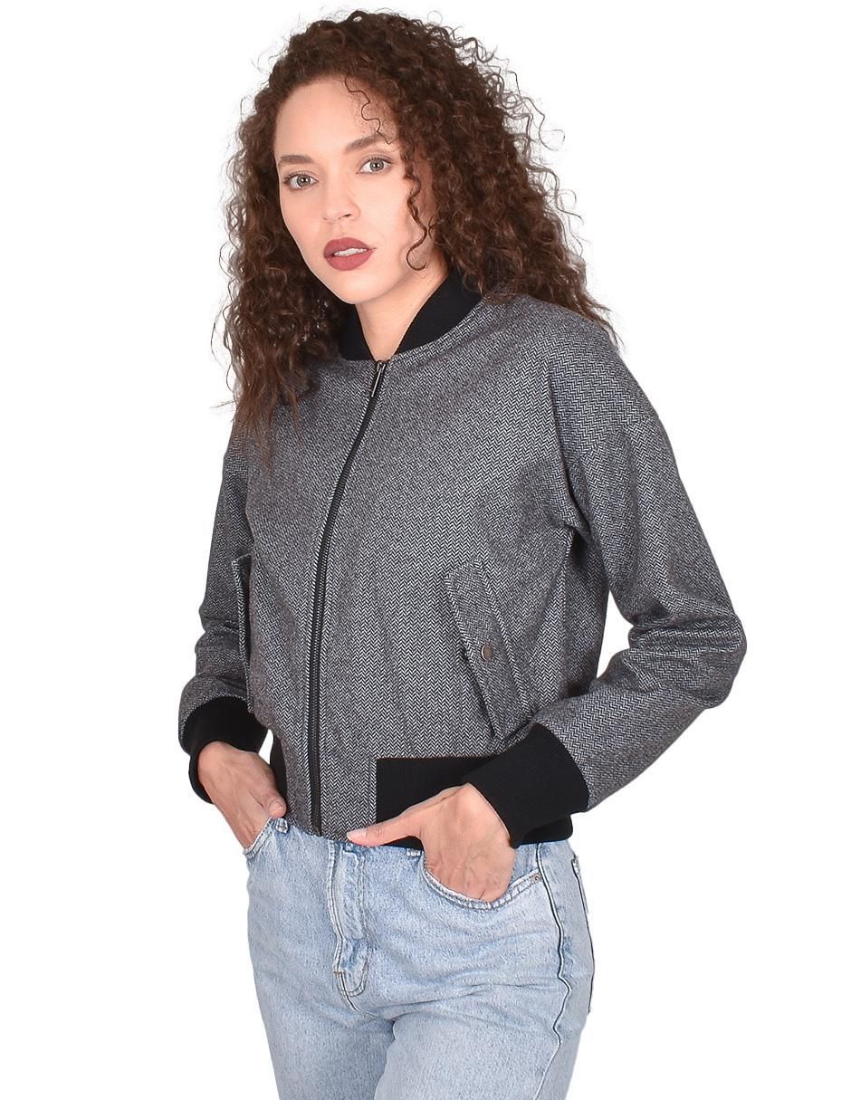 "chamarra" casual generra no impermeable "de" poliéster "para mujer"