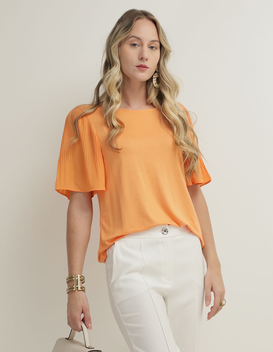 Blusa manga corta para mujer 1