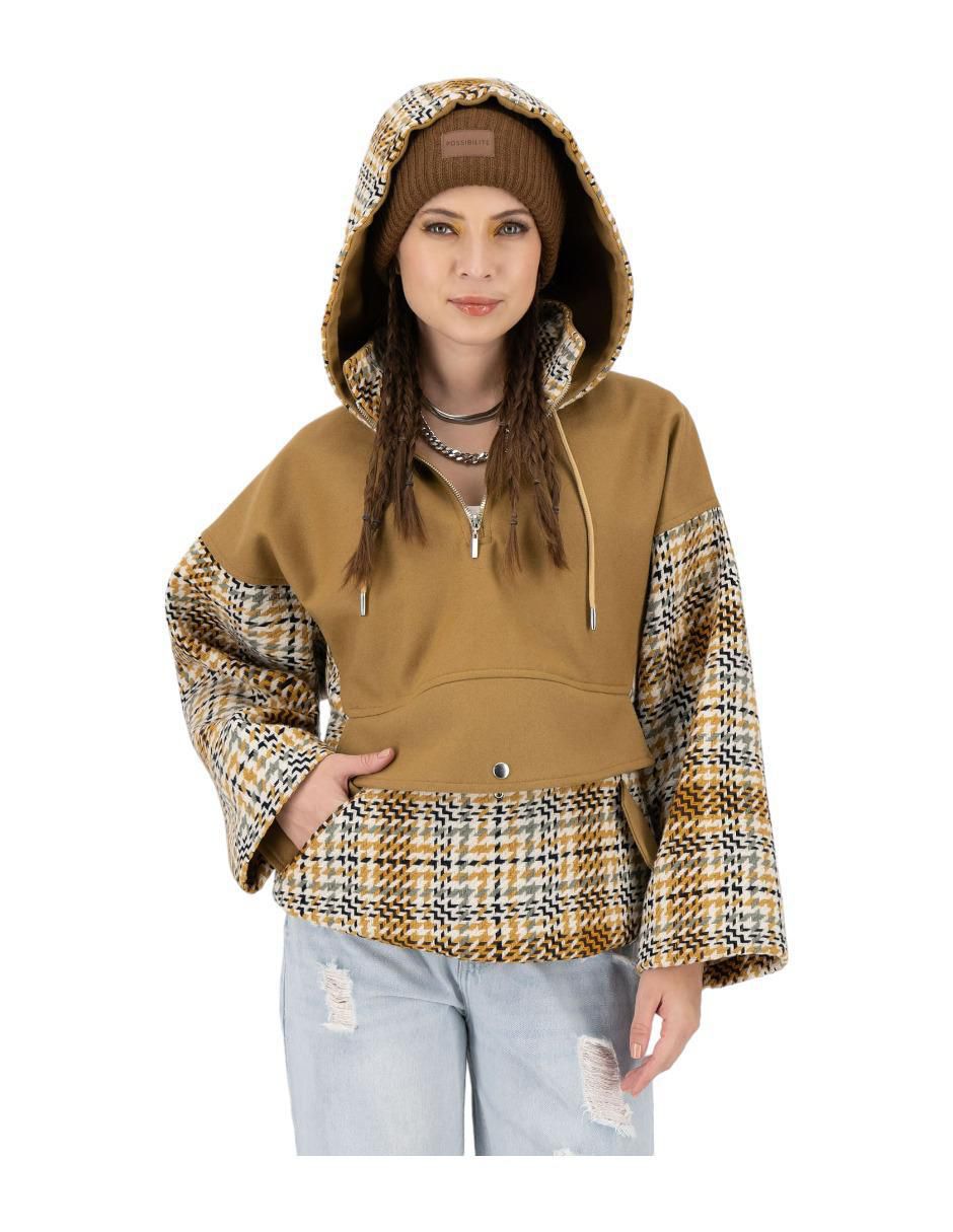 Abrigo de lana abierto para mujer Abrigo de lana abierto para mujer