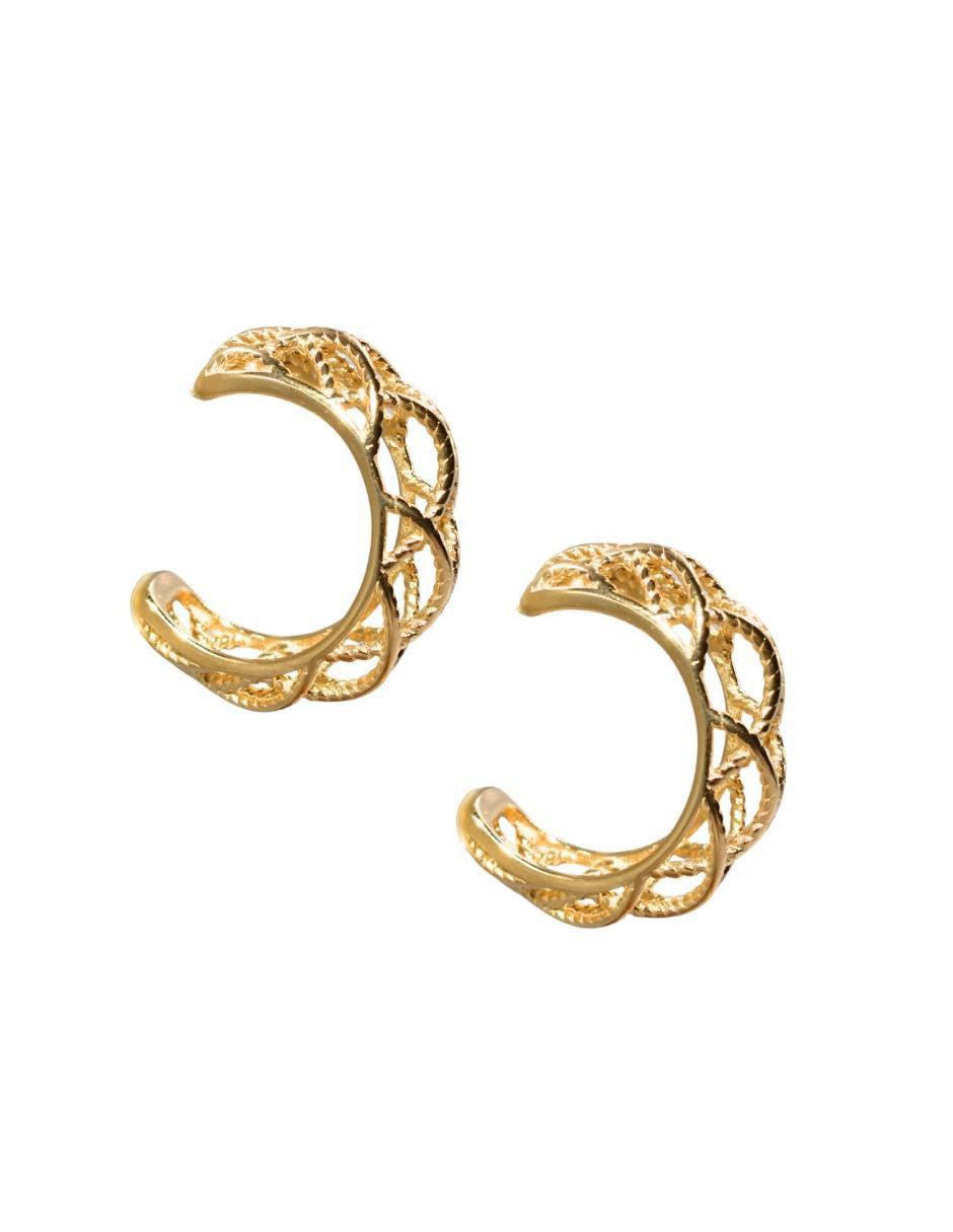 Aretes de corona Yoiko Life Style con acabado brillante Aretes de corona Yoiko Life Style con acabado brillante