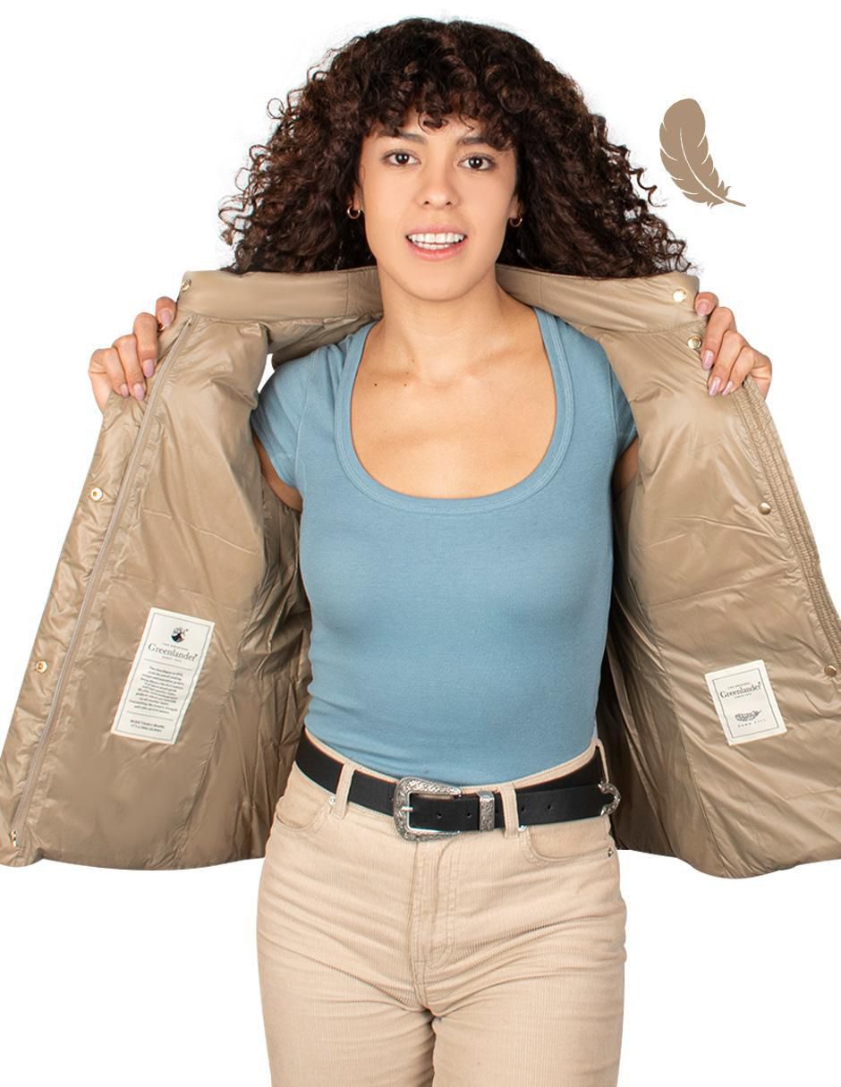 "chaleco" greenlander no "de" poliéster "para mujer"