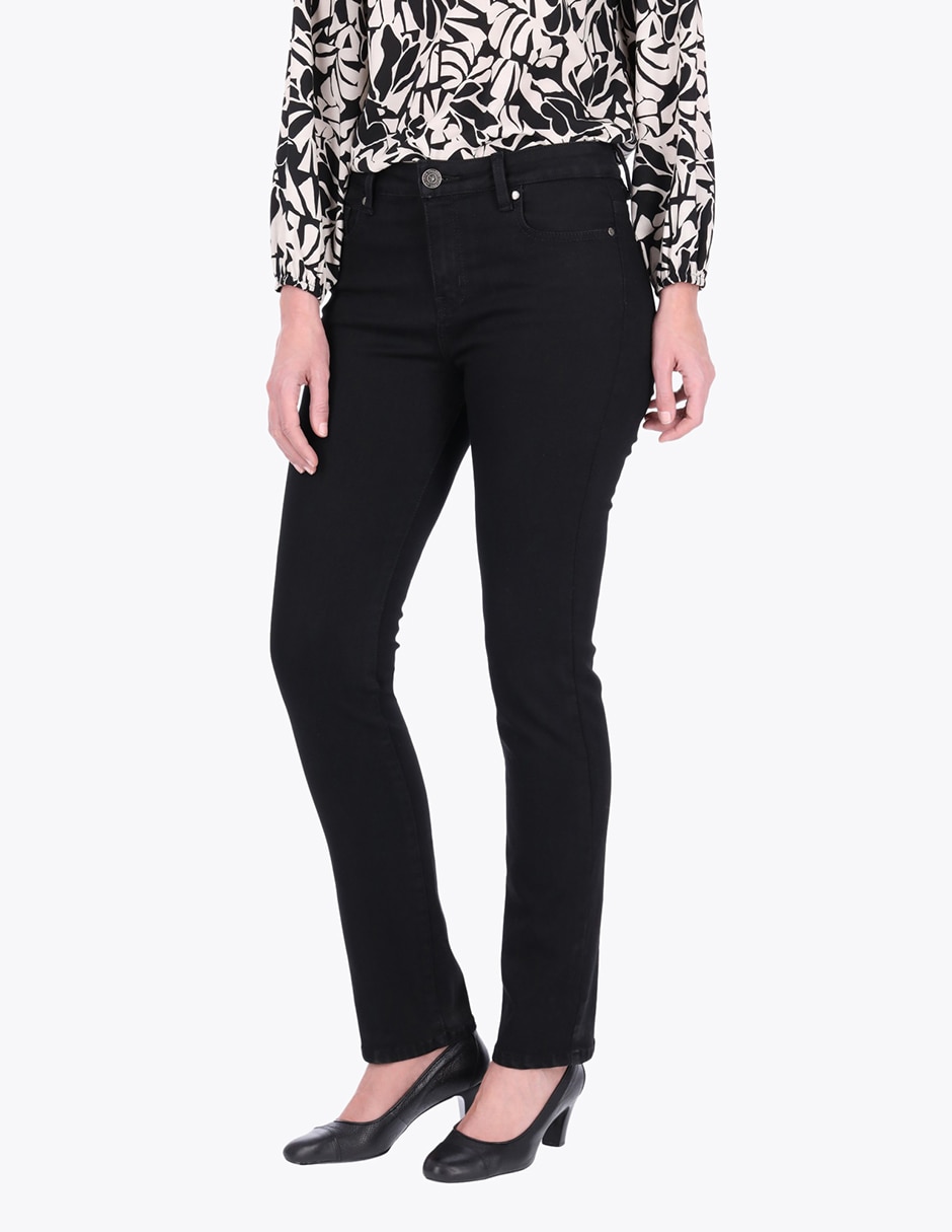 Jeans skinny corte cintura alta para mujer 1