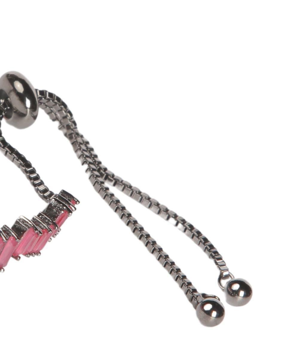 Pulsera Eri con acabado baño rodio 4
