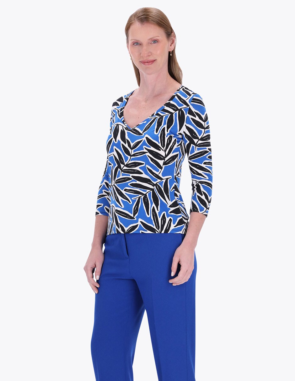 Blusa manga 3/4 para mujer 1