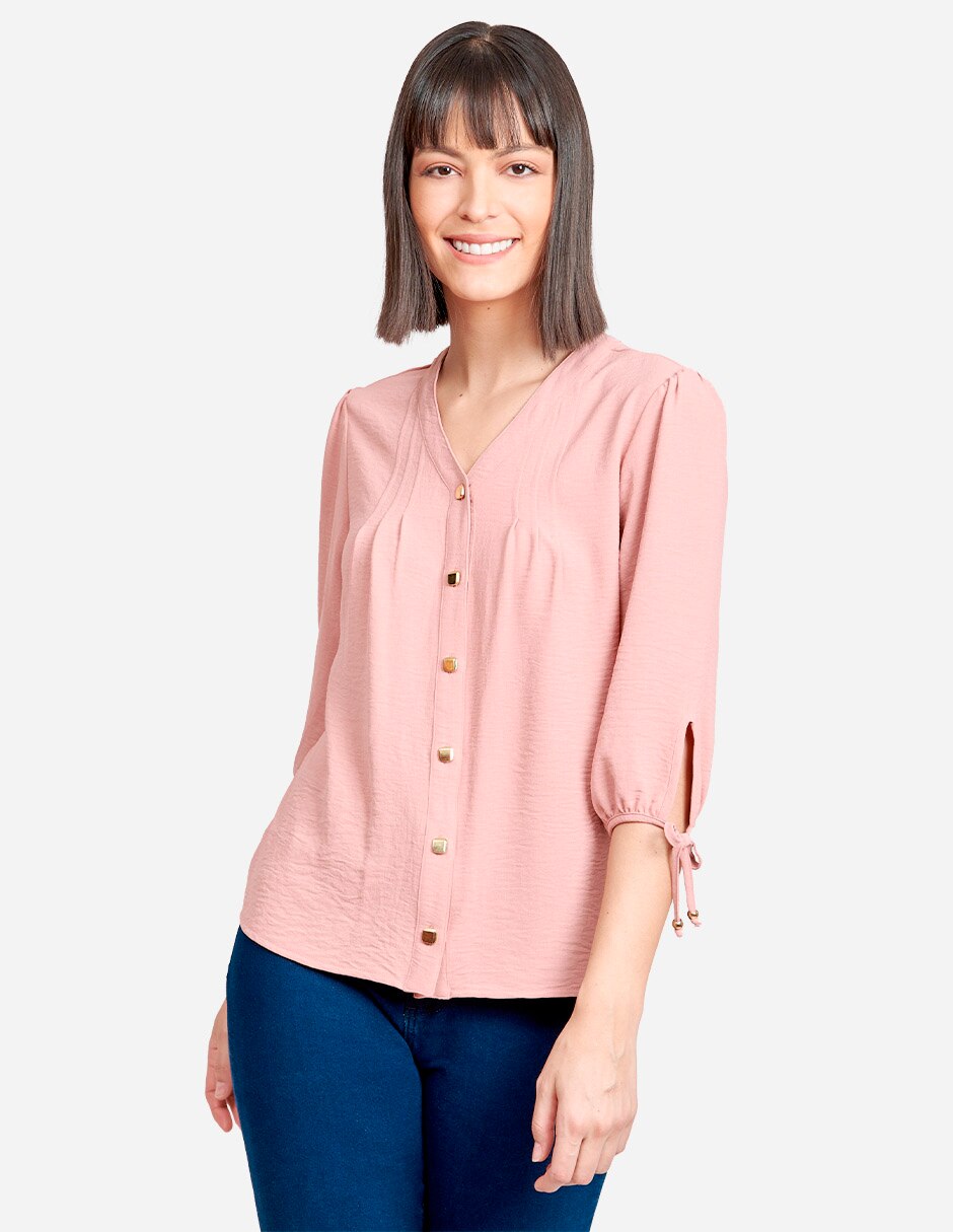 Blusa manga 3/4 para mujer 1