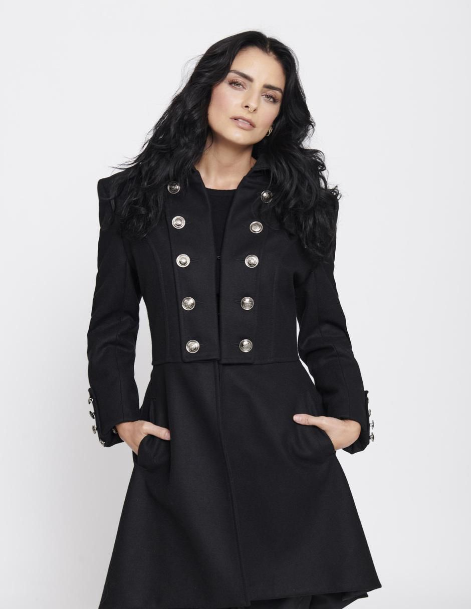 Abrigo Merkabá de lana para mujer Liverpool