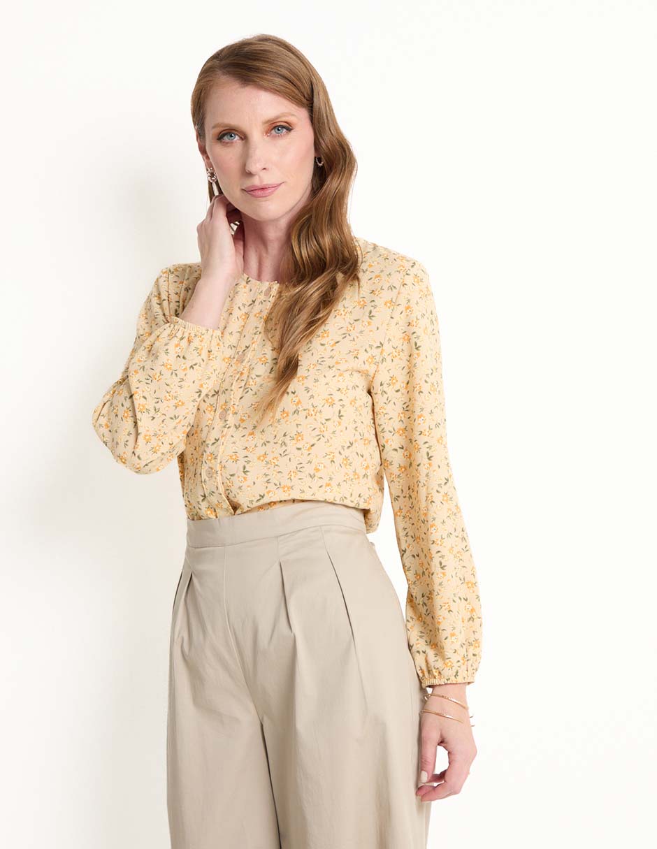 Blusa manga larga para mujer 1