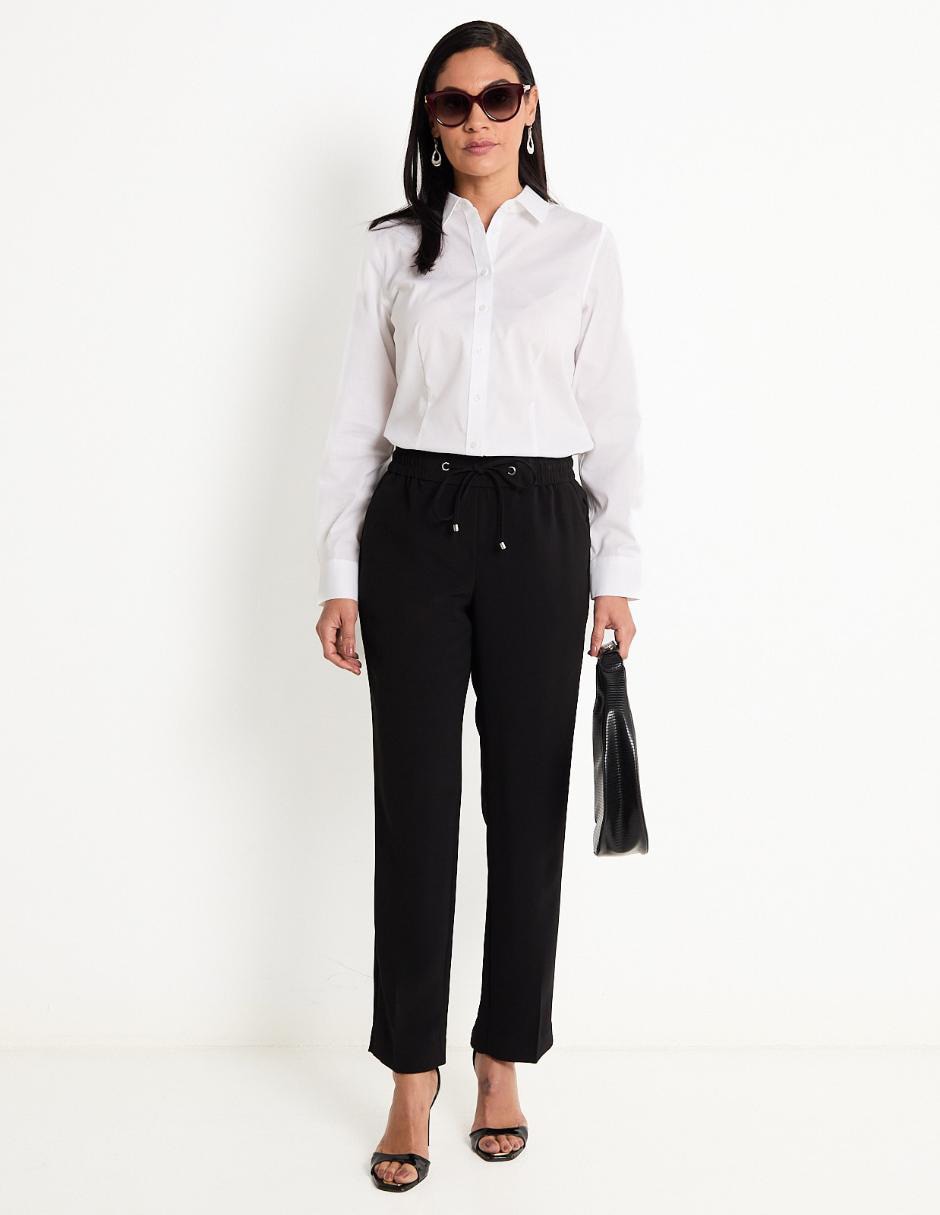 Blusa camisera manga larga para mujer 3