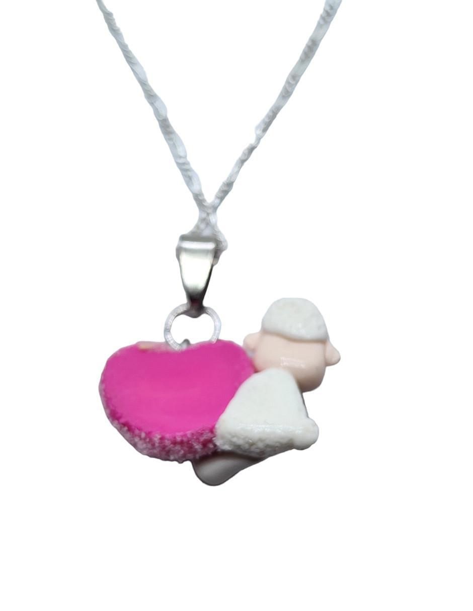 Collar Animalitos Corazón de plata P 925 3