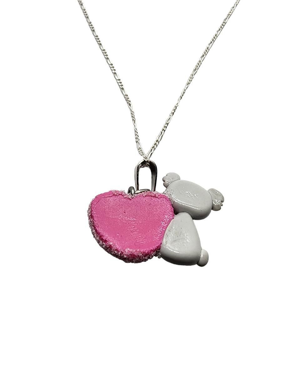 Collar de oso Animalitos Corazón de plata P 925 3