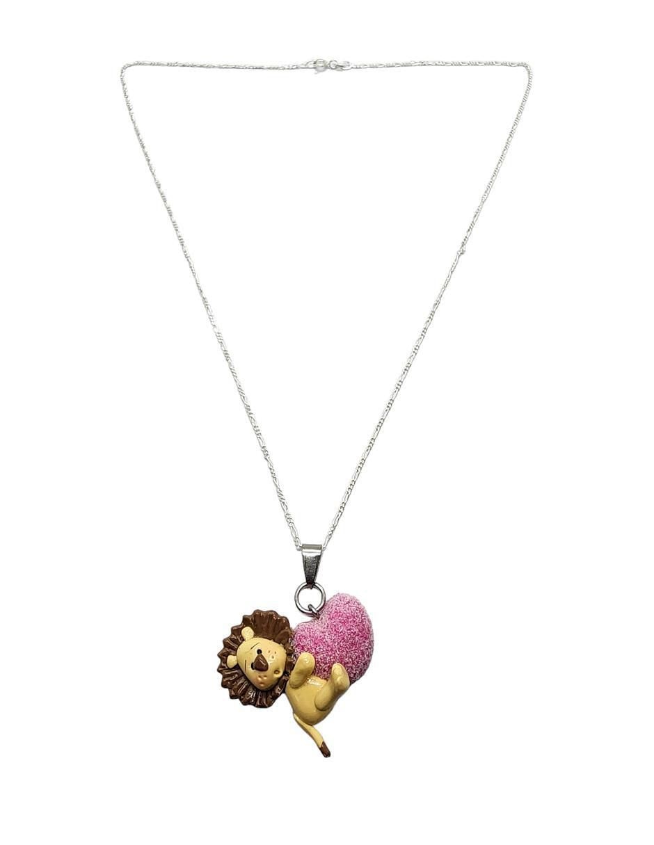 Collar de corazón de plata P 925 3