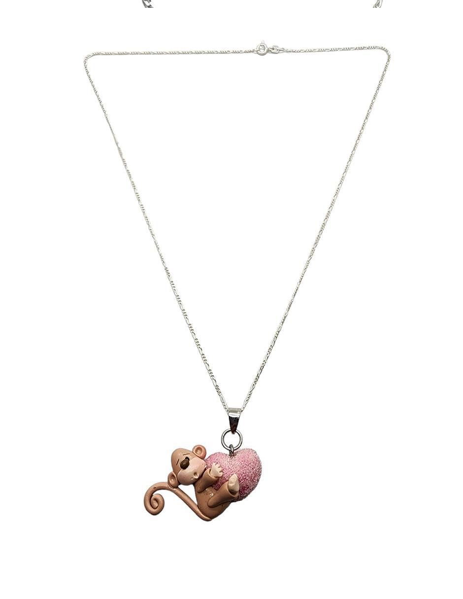 Collar de corazón de plata P 925 2