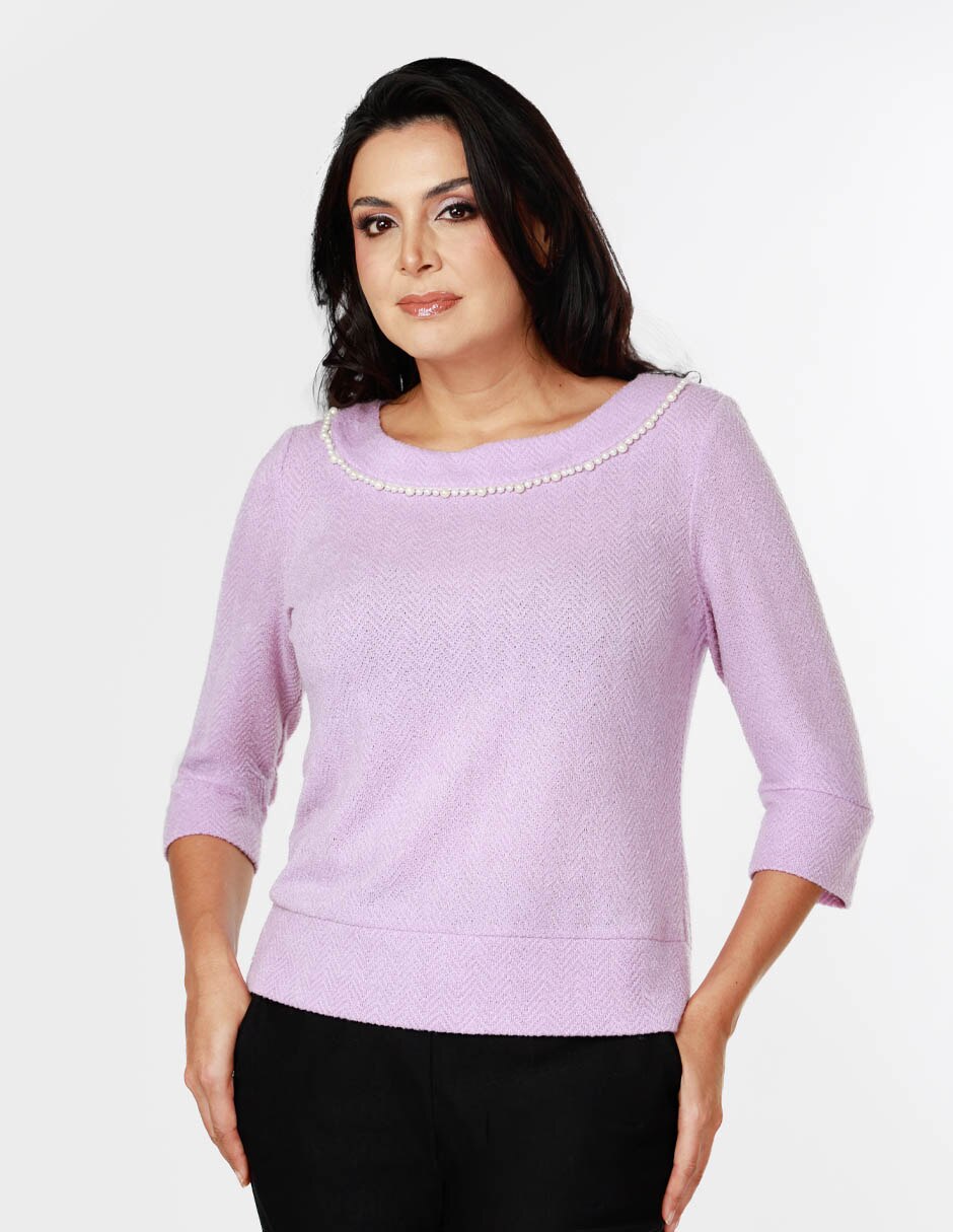 Blusa manga 3/4 para mujer 1