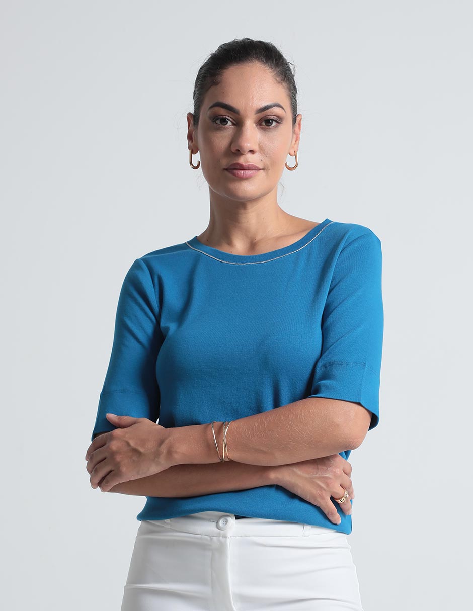Blusa manga 3/4 para mujer 1