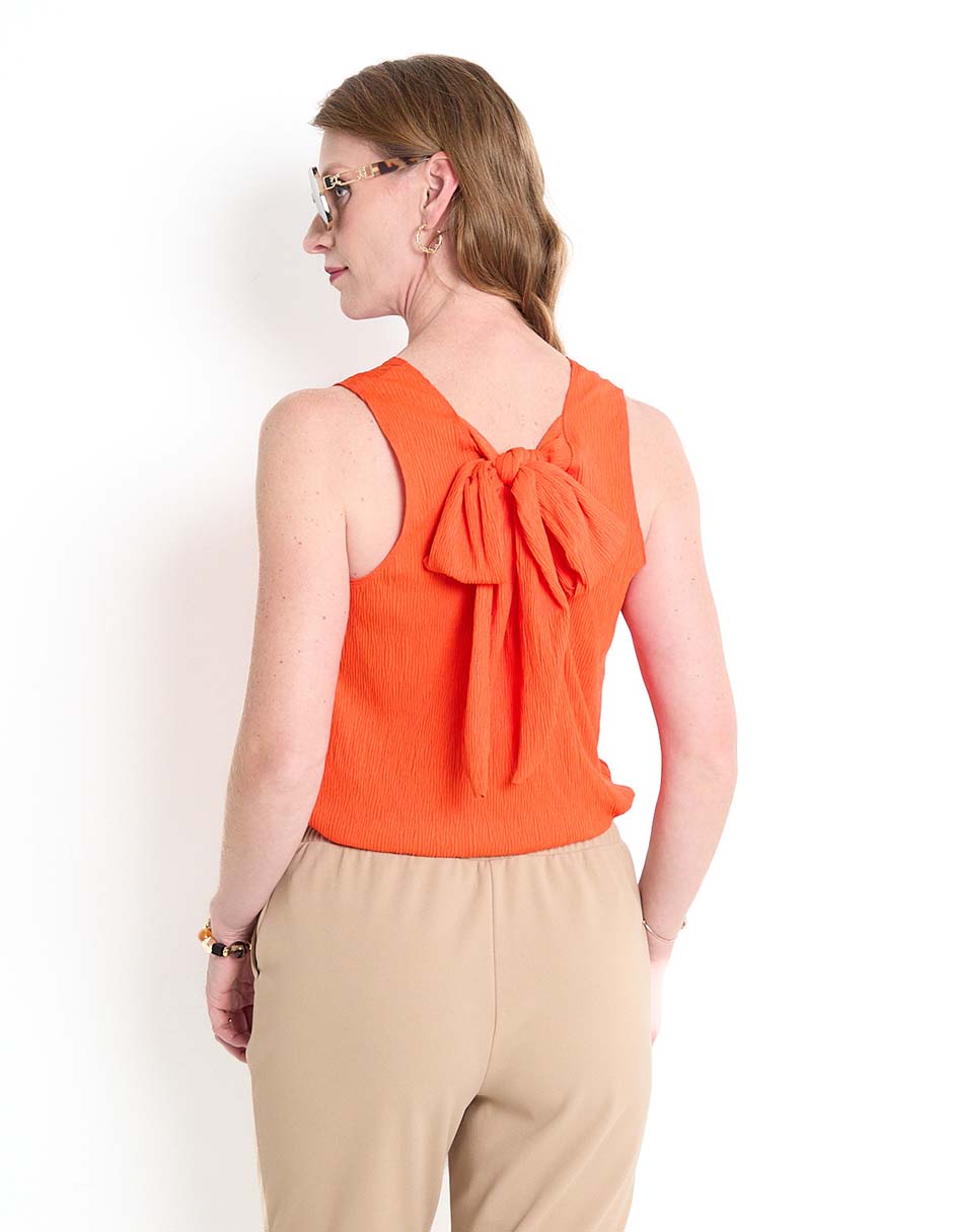 Blusa sin manga para mujer 2