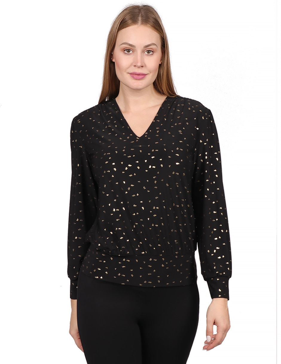 Blusa manga larga para mujer 1