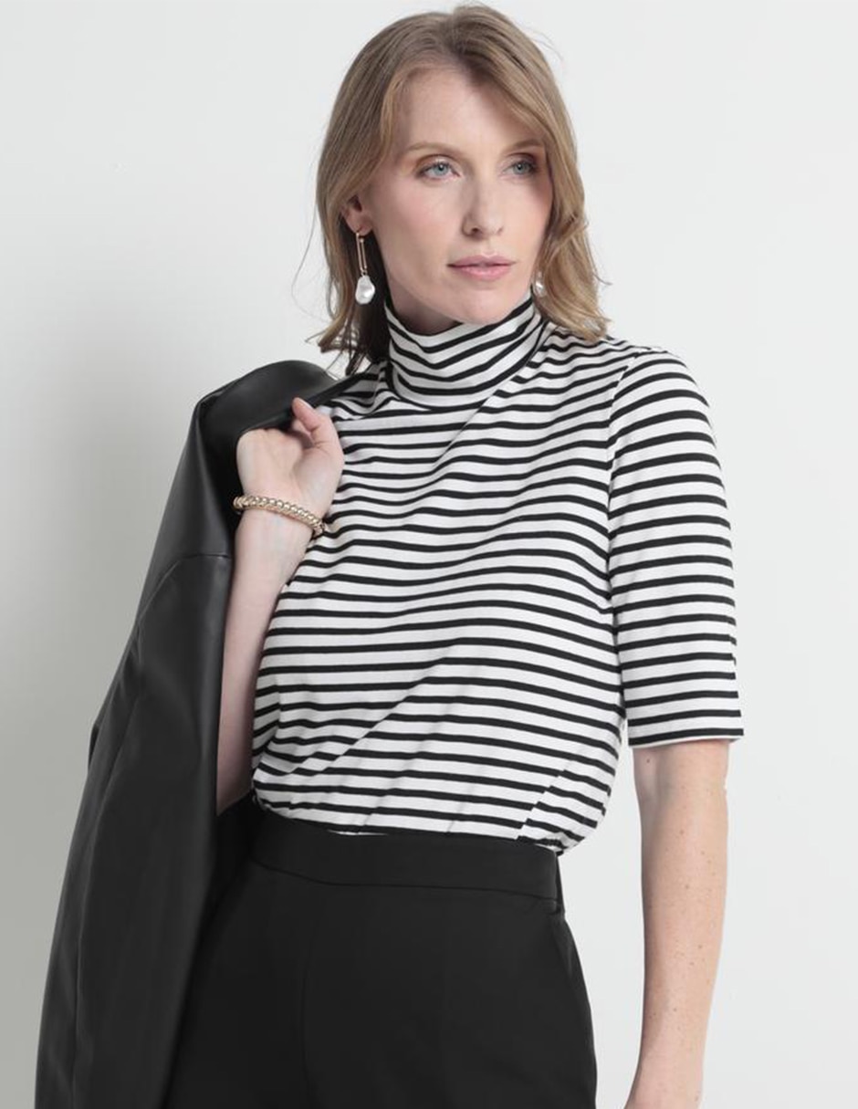 Blusa manga corta para mujer 1