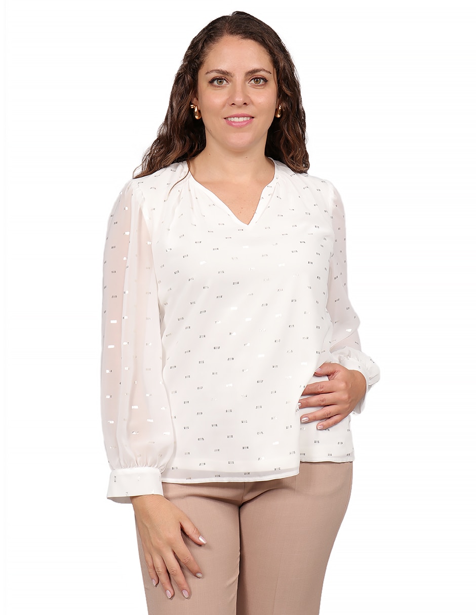 Blusa manga larga para mujer 1