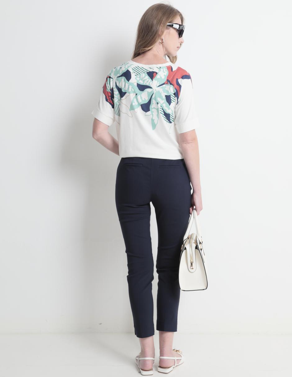 Pantalón capri slim para mujer 2
