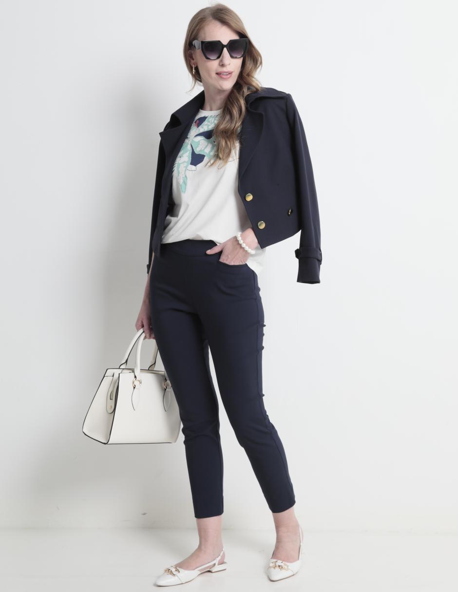 Pantalón capri slim para mujer 3