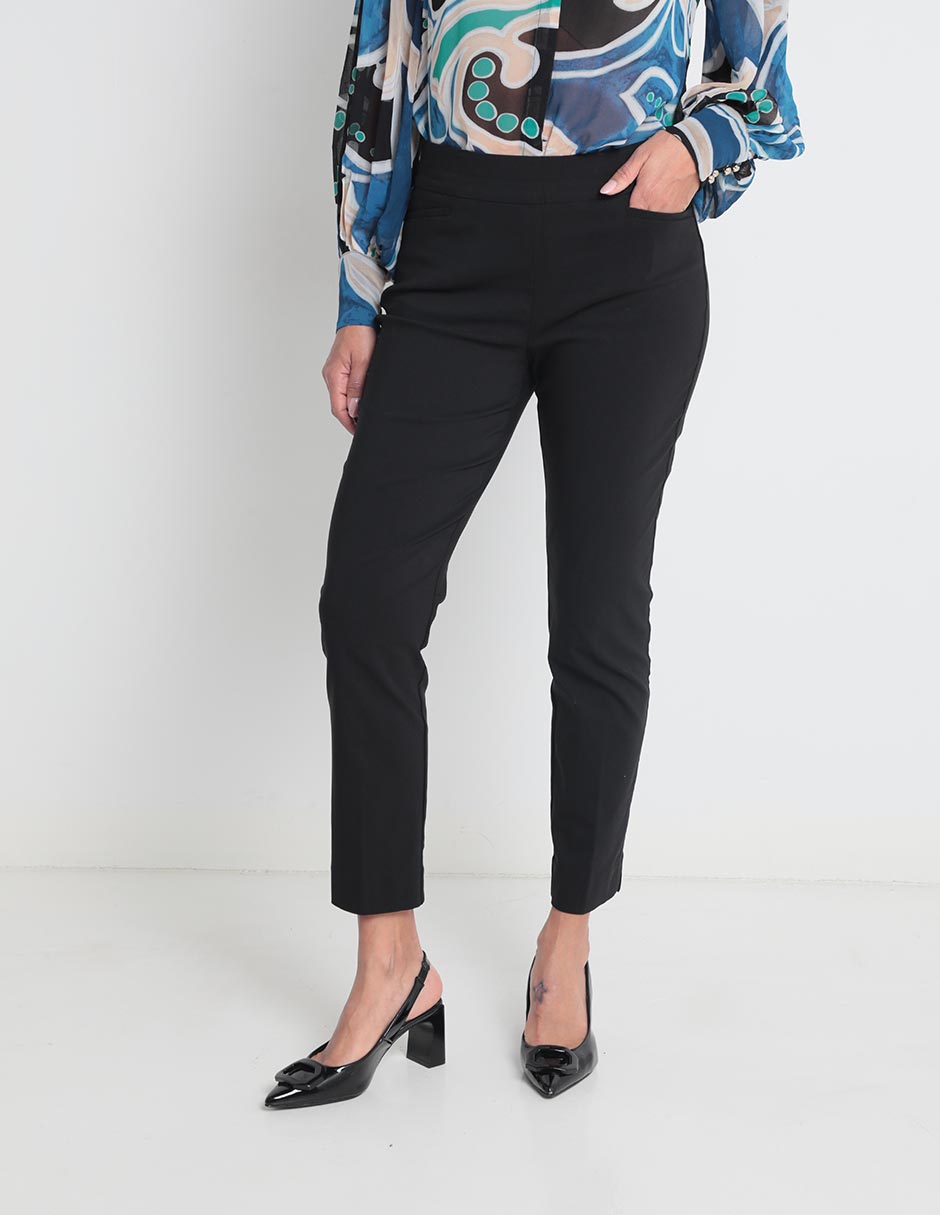 Pantalón capri slim para mujer