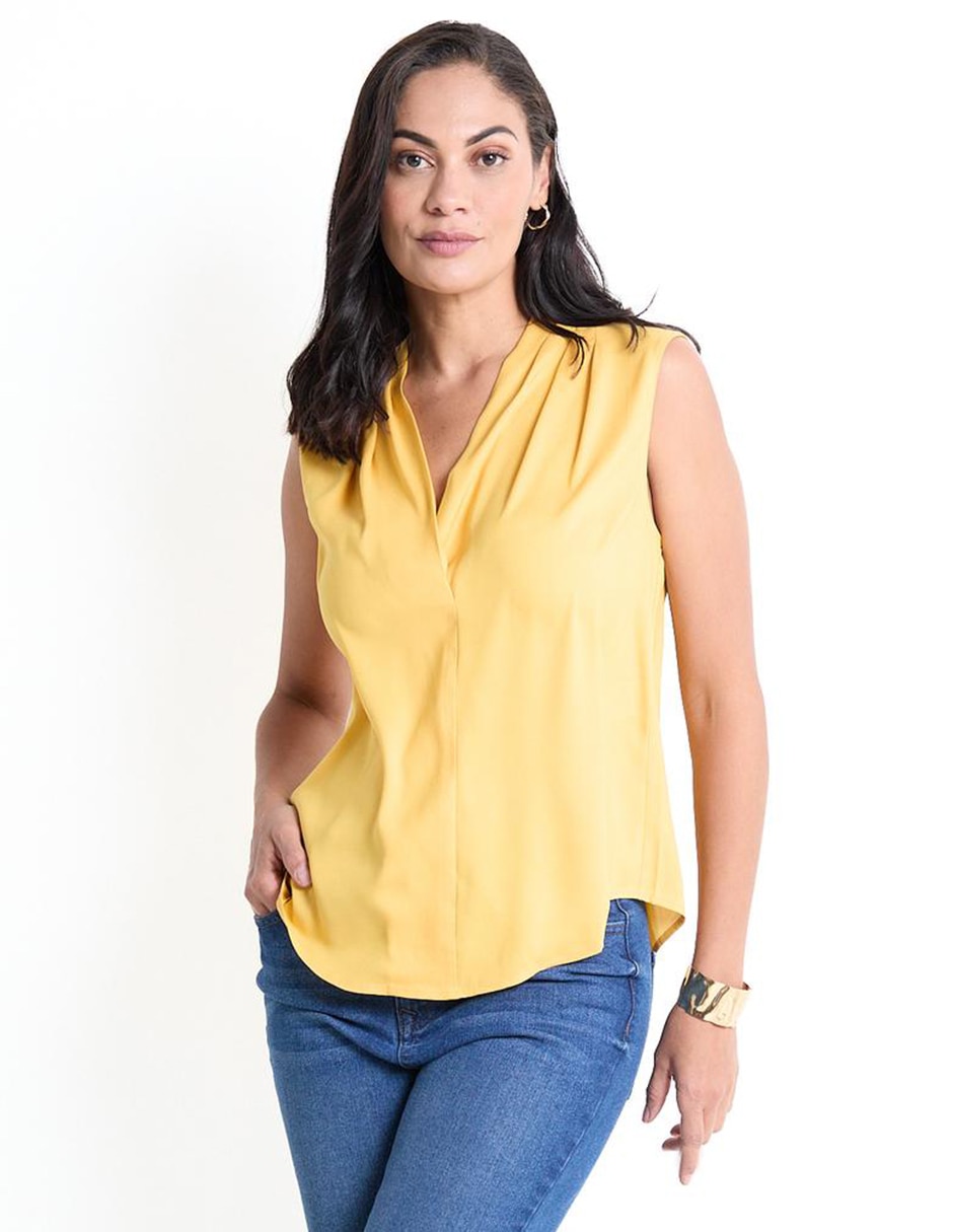 Blusa sin manga para mujer 1