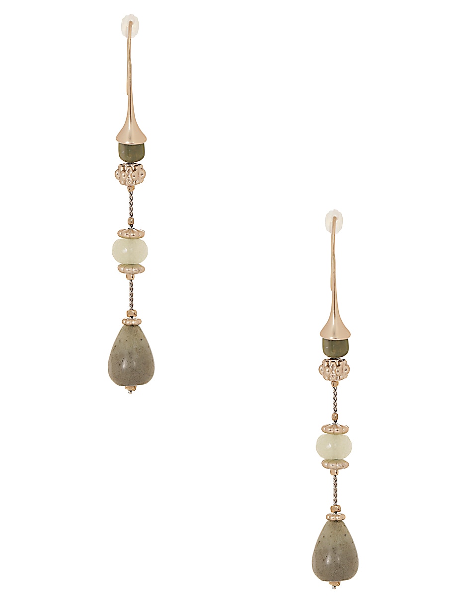 Aretes con acabado brillante fantasía 1