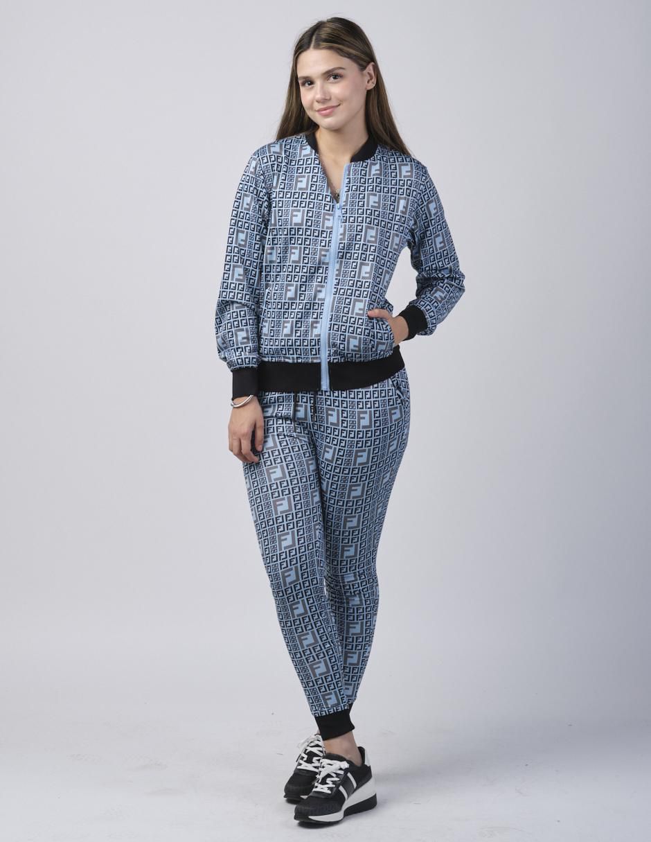 Conjunto deportivo regular con elástico para mujer Conjunto deportivo regular con elástico para mujer