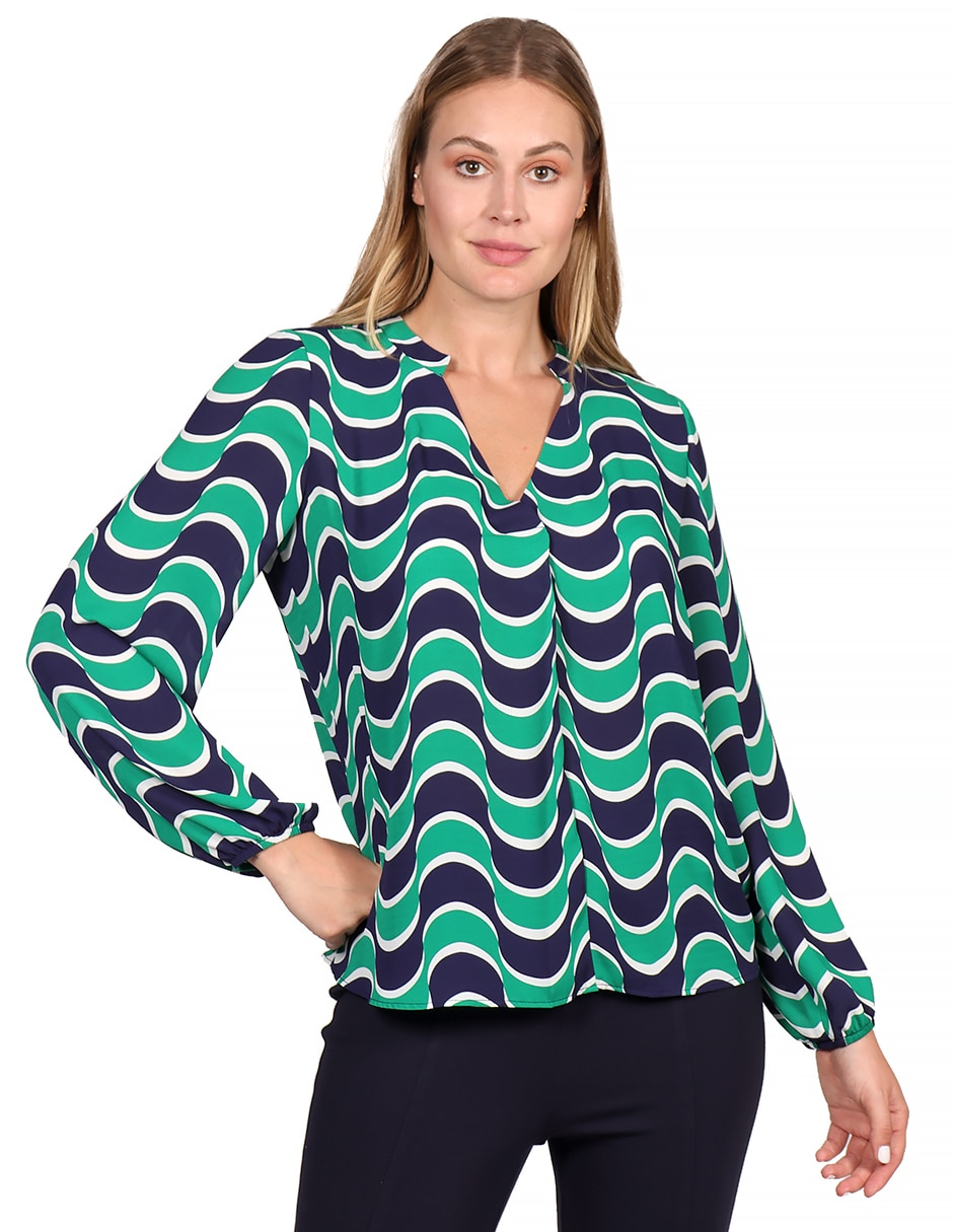 Blusa manga larga para mujer 1