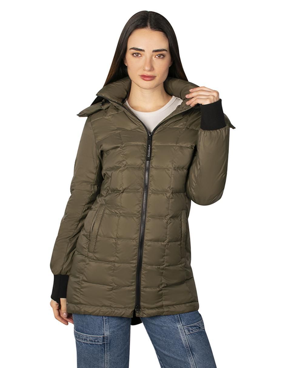 "chamarra" acolchada greenlander no impermeable "de" poliéster "para mujer"