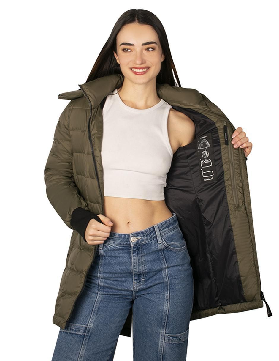 "chamarra" acolchada greenlander no impermeable "de" poliéster "para mujer"