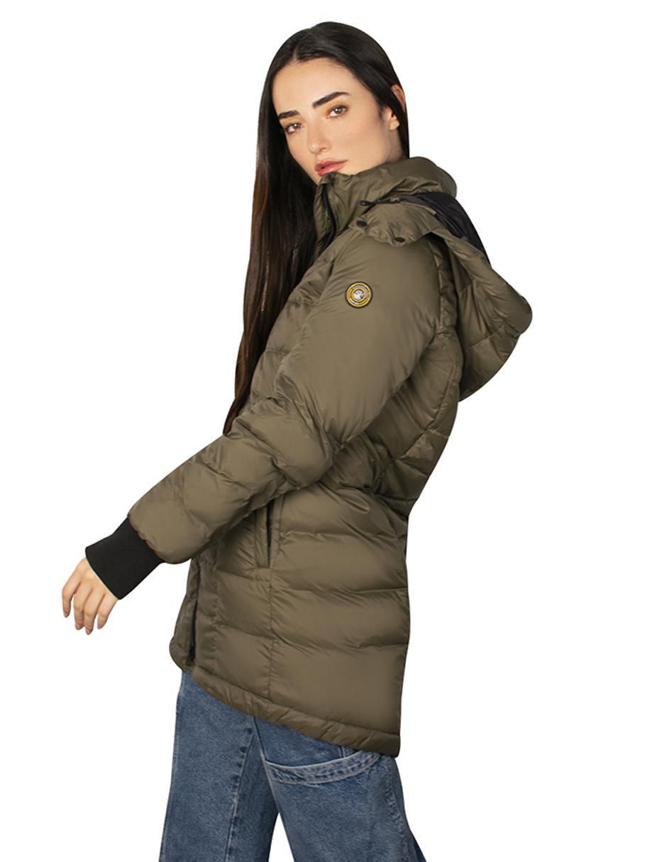 "chamarra" acolchada greenlander no impermeable "de" poliéster "para mujer"
