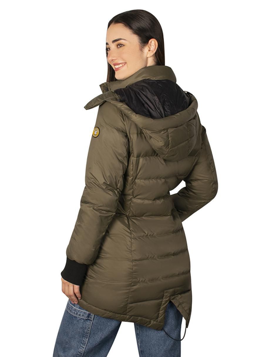 "chamarra" acolchada greenlander no impermeable "de" poliéster "para mujer"