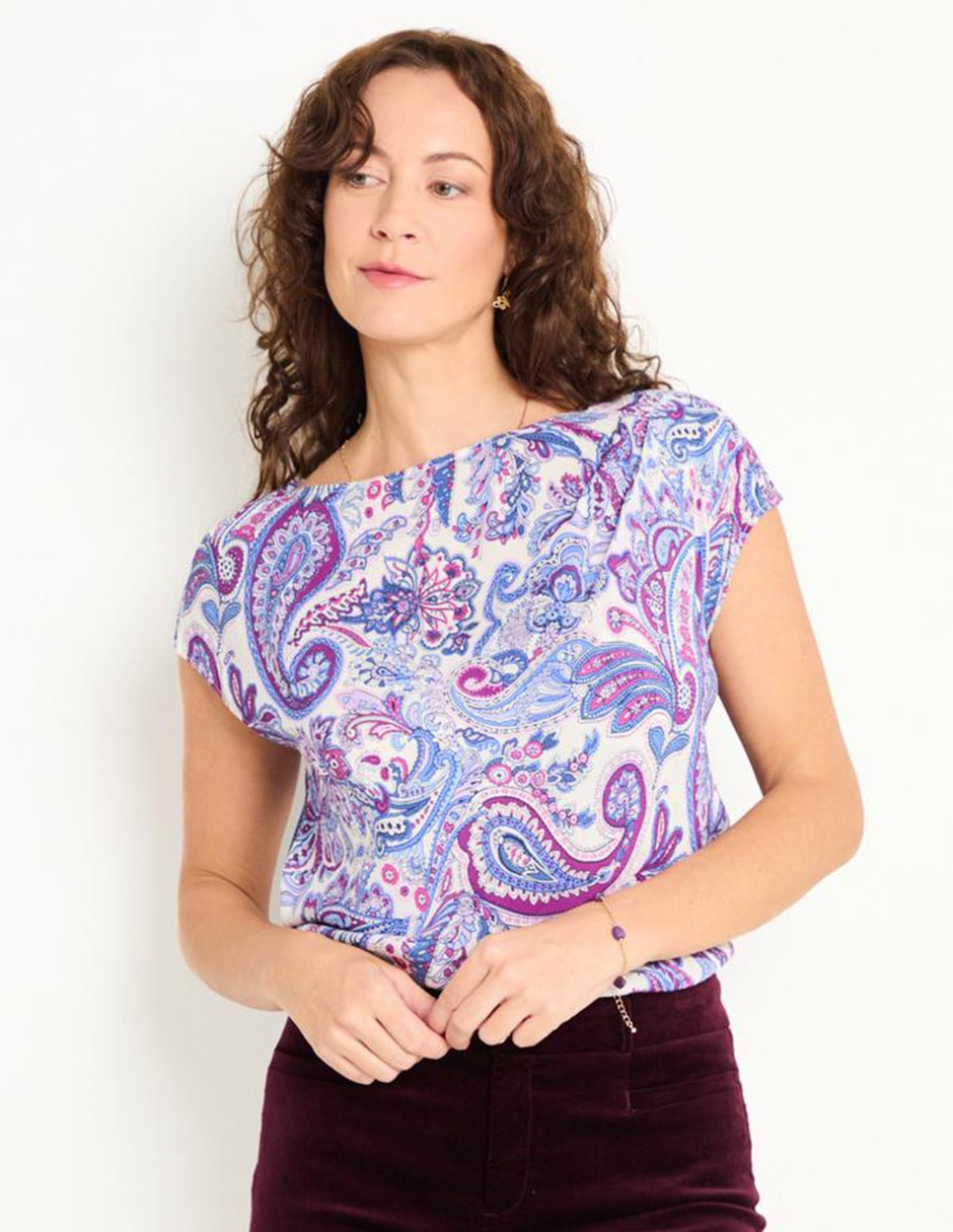 Blusa Talbots manga corta para mujer