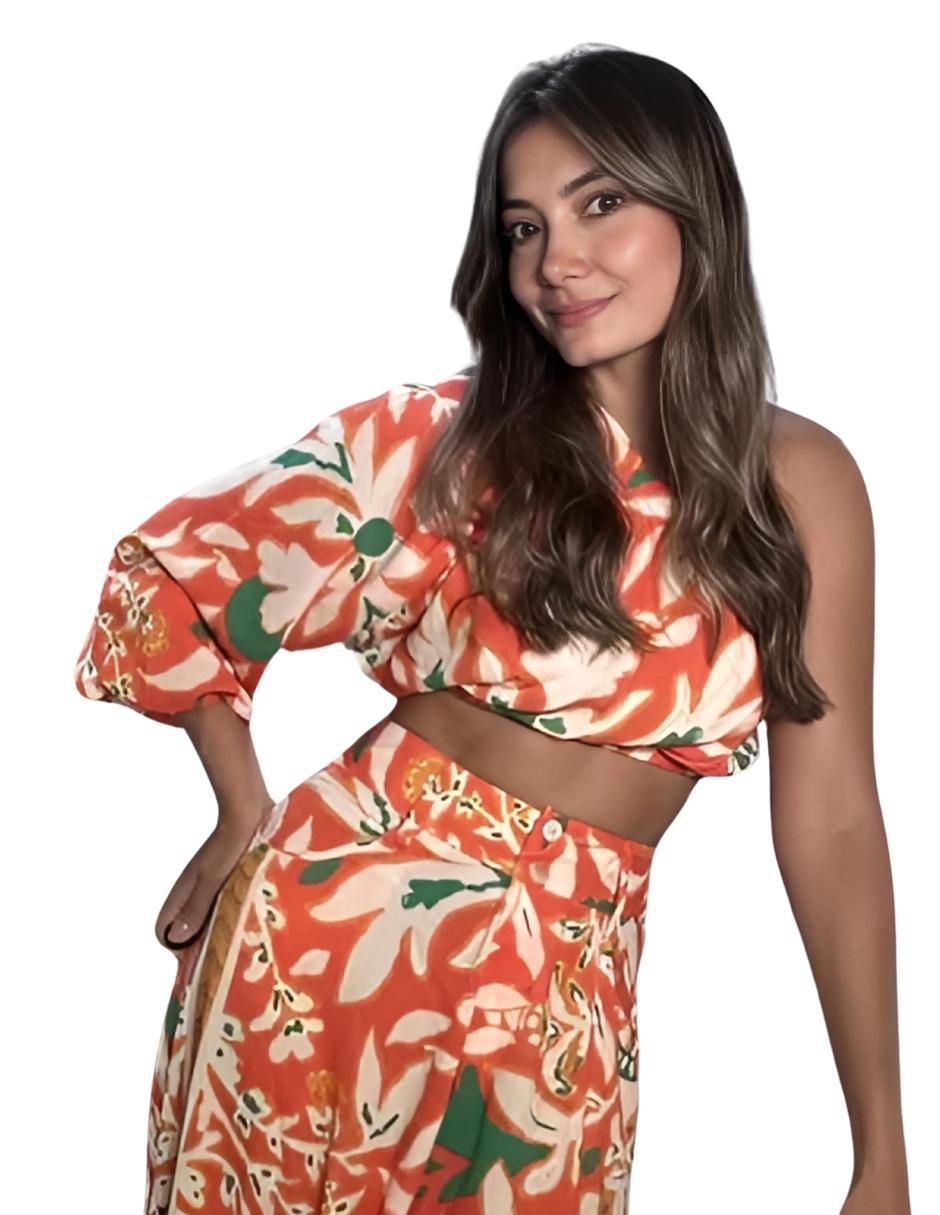 Blusa J& manga larga para mujer