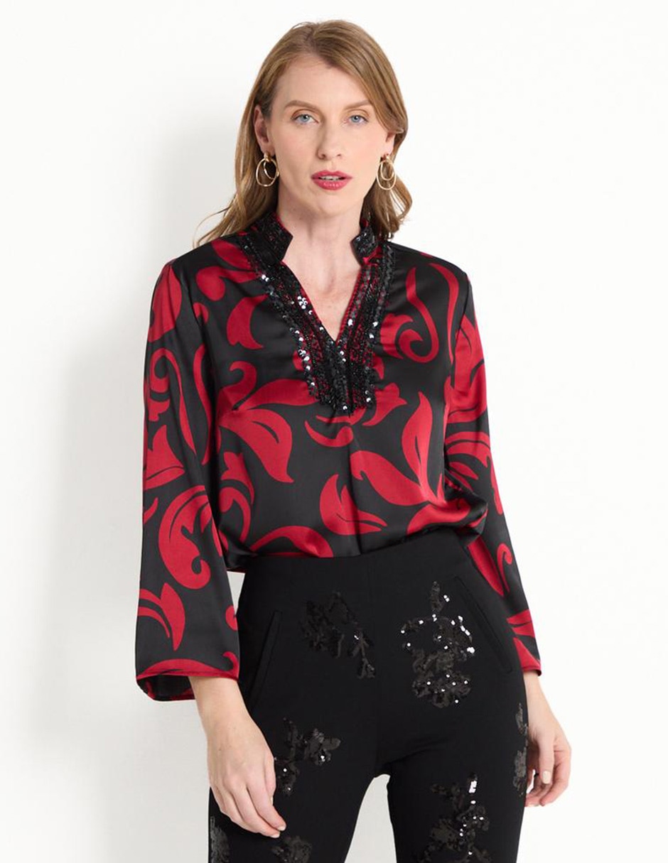 Blusa manga larga para mujer Blusa manga larga para mujer