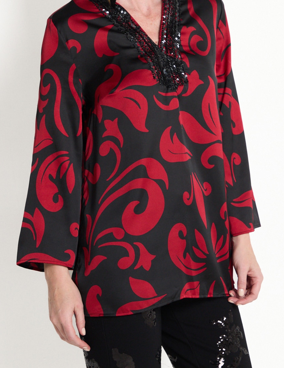 Blusa manga larga para mujer 5