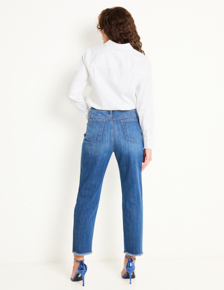 Jeans straight para mujer 2