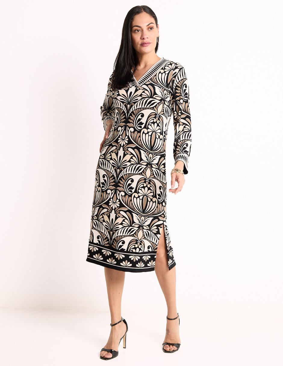 Vestido Midi Vestidos Charme Liverpool Vestido Midi Formal Chico's