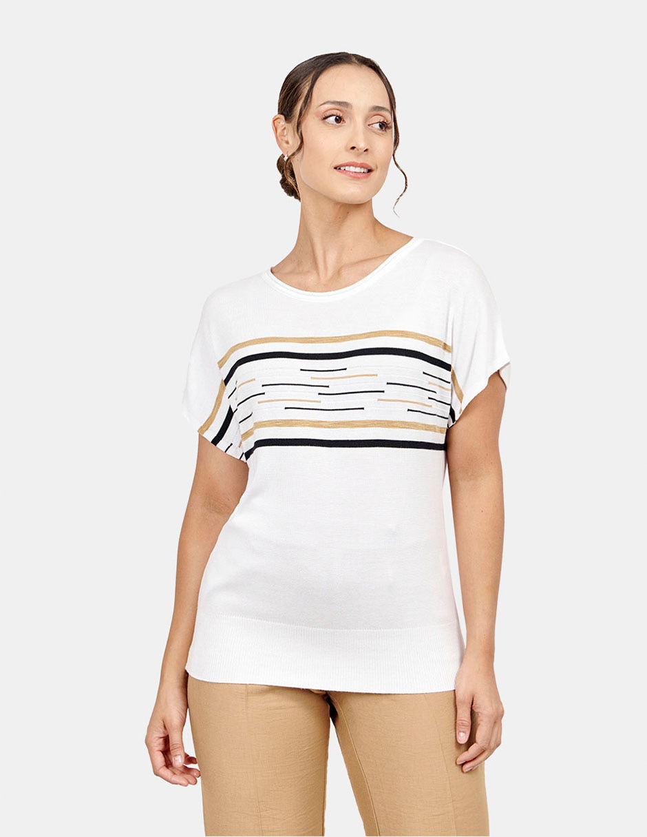 Blusa manga corta para mujer 1