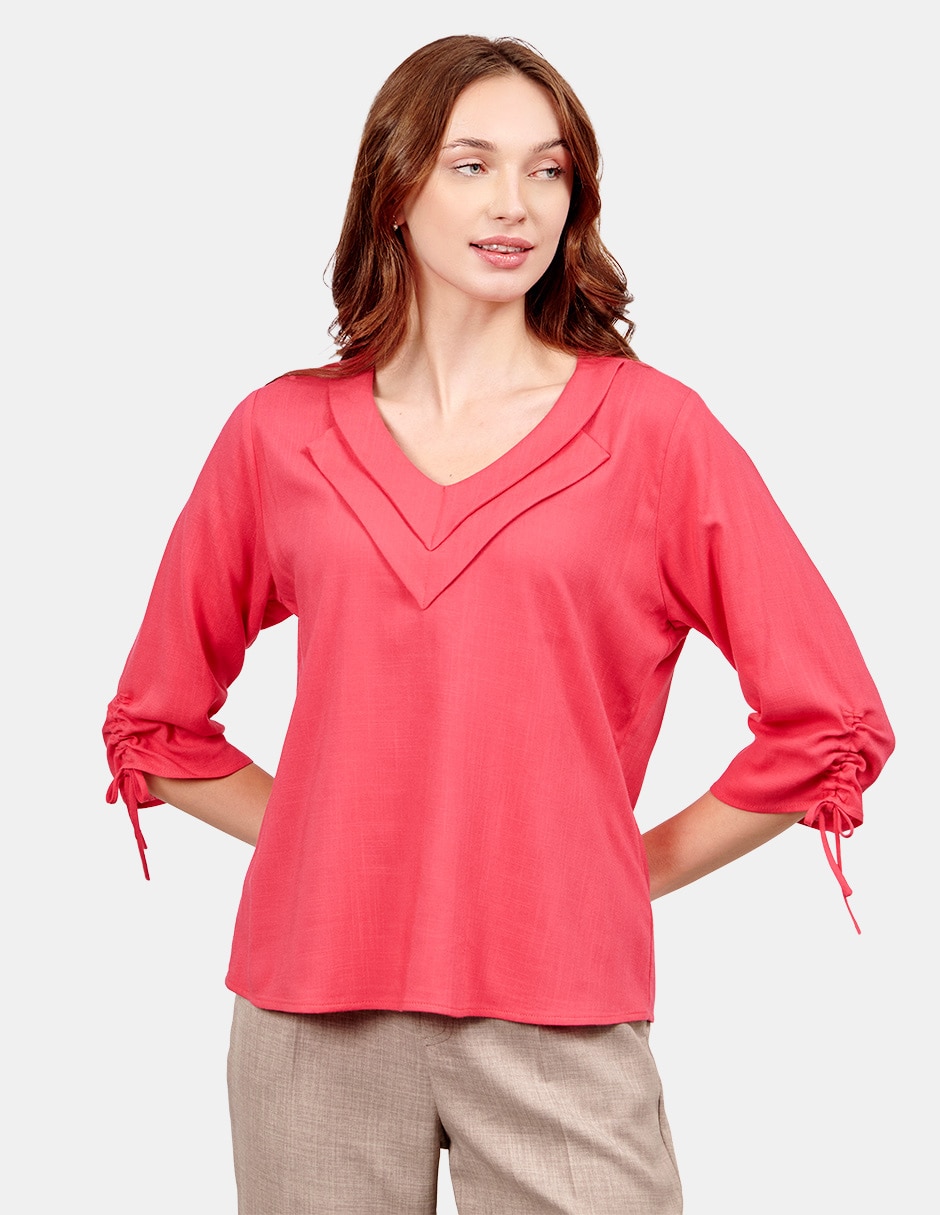 Blusa manga 3/4 para mujer 1