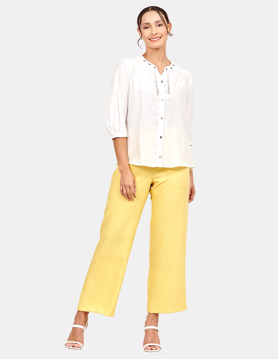 Blusa manga 3/4 para mujer