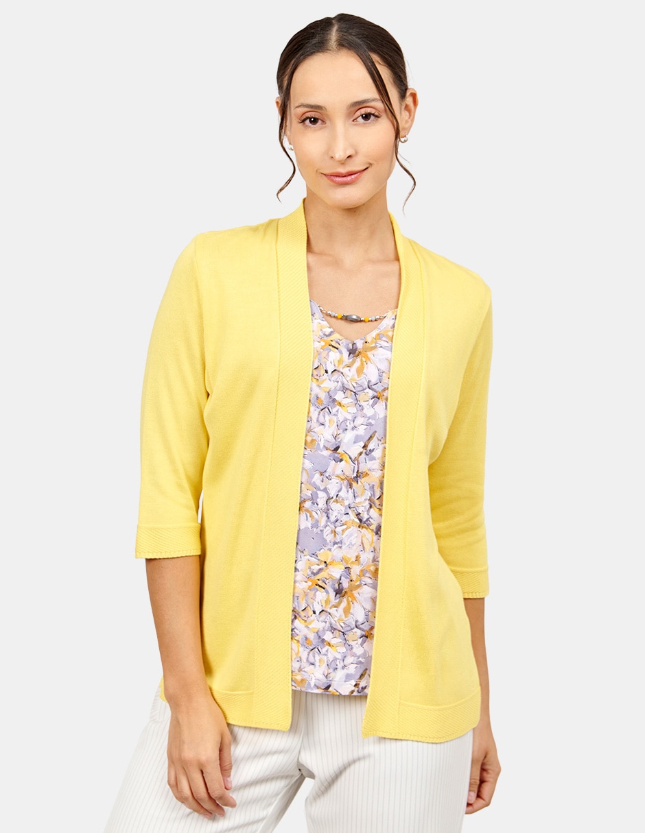Blusa manga 3/4 para mujer 1