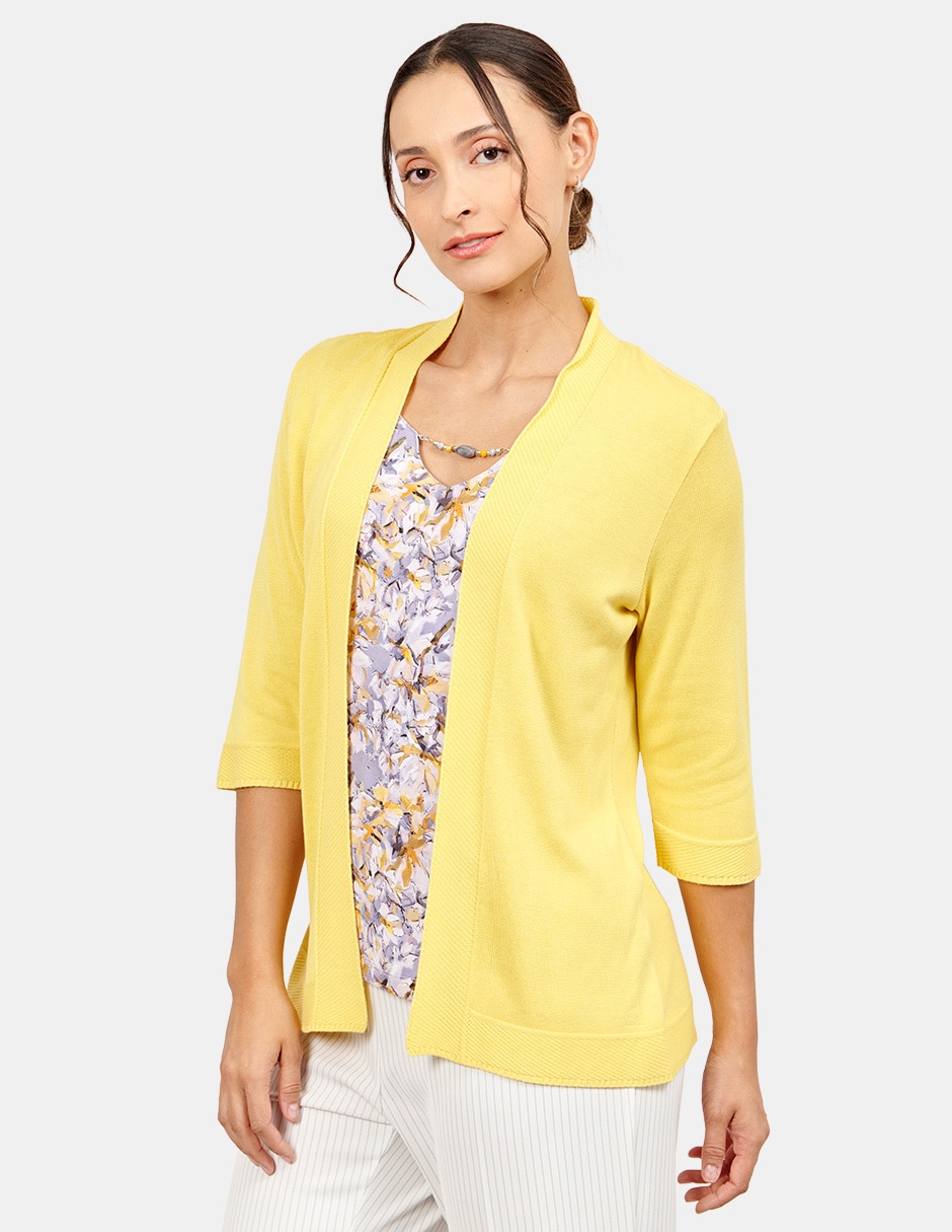 Blusa manga 3/4 para mujer